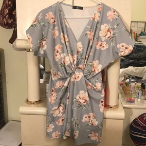 Missguided floral dress